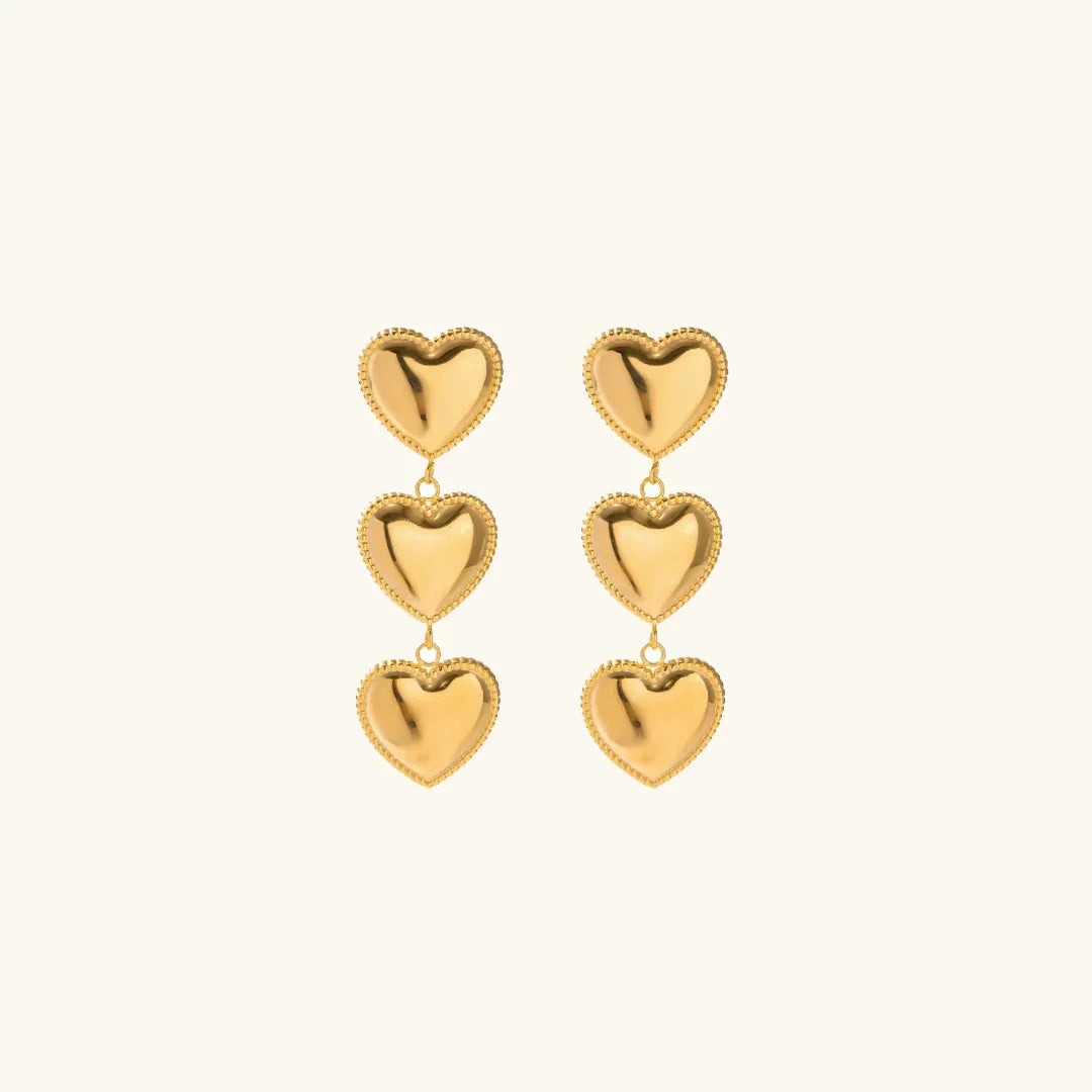 Hecho Pendientes Corazón