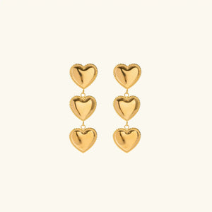 Hecho Pendientes Corazón
