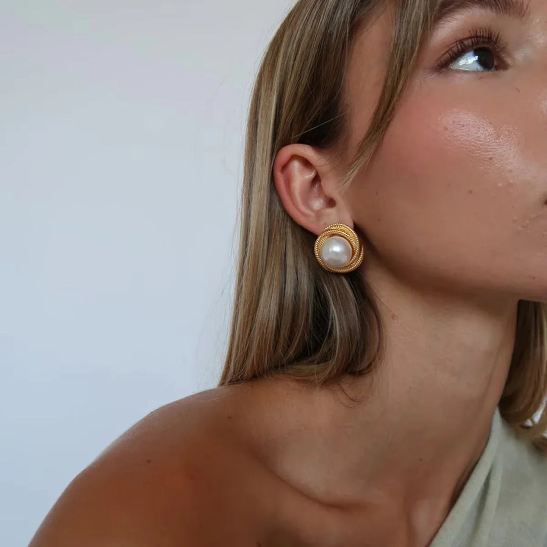 Olvera Pendientes de Perlas