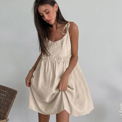 IBIZA | Vestido elegante de lino y algodón