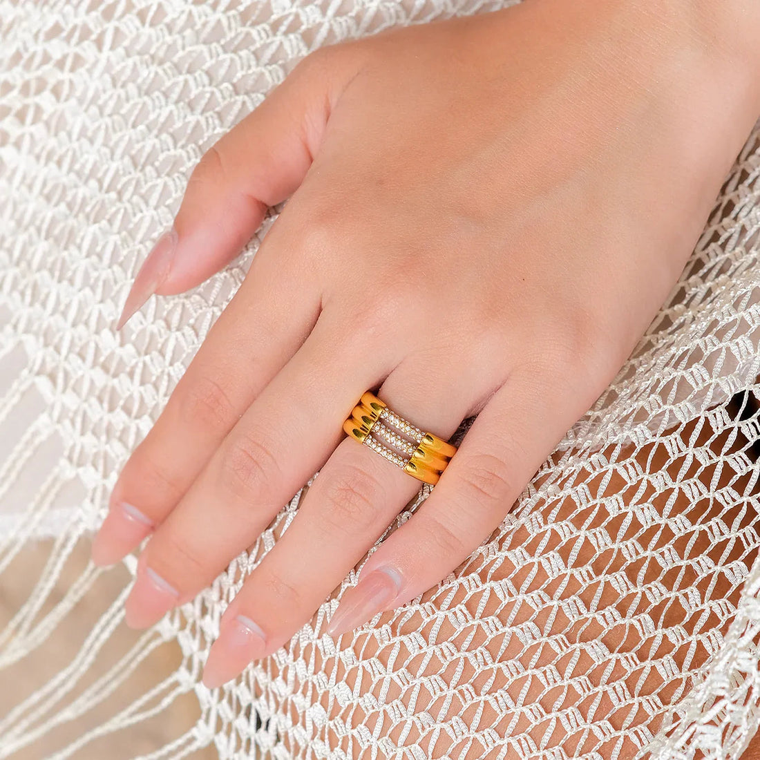 Fisterra Anillo de Circonitas