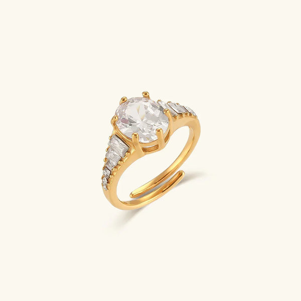 Ribadeo Anillo de Circonitas