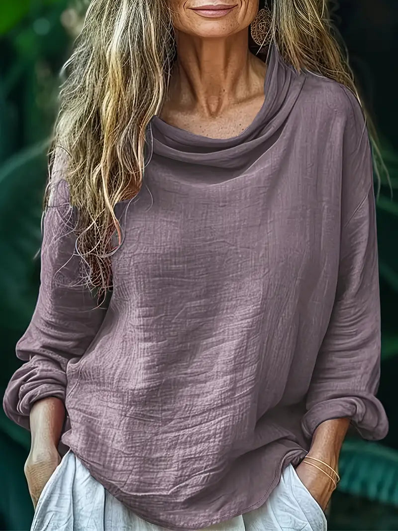 SEGOVIA - Elegante Blusa De Manga Larga